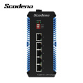 Industrial 5 porta 10/100base-t não gerenciado -40 ° C a 75 ° C interruptor Ethernet IP50 IP50